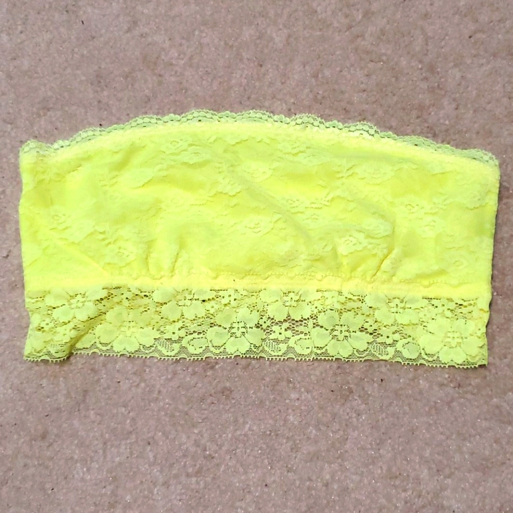 Bright yellow Bandeau!
